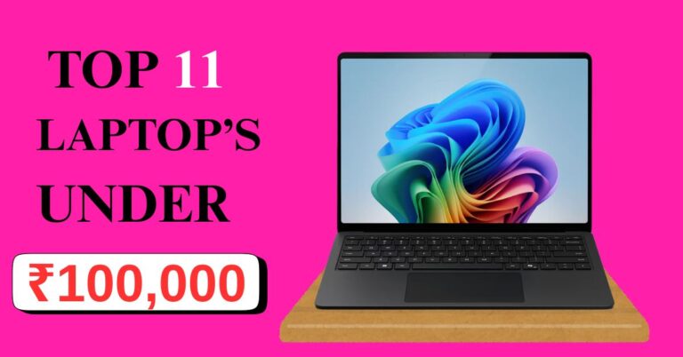 Best Laptops Under ₹1,00,000 in (2025) – Top Performance and Value Picks